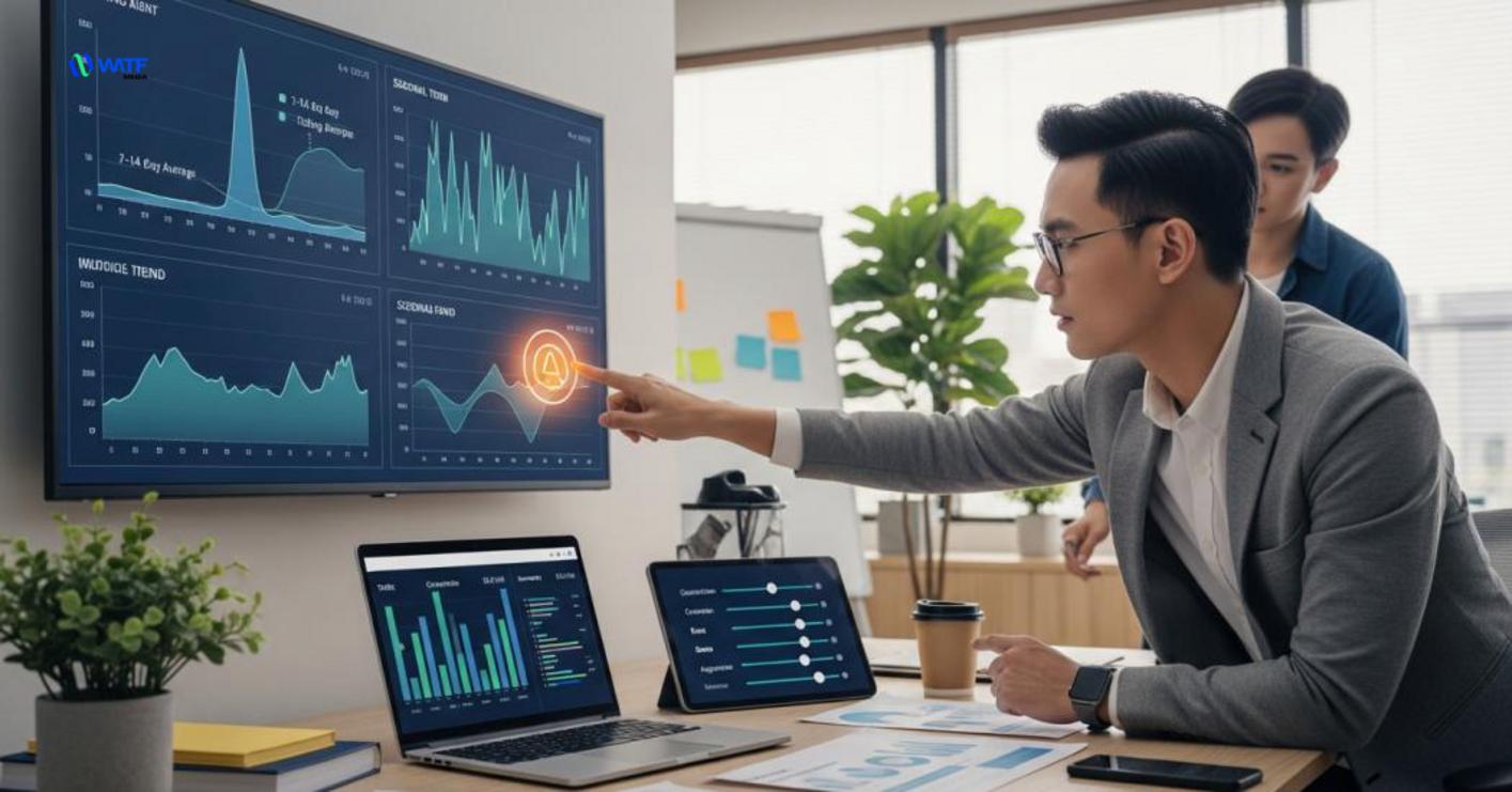 Dự báo, phân biệt spike vs sustained trend và phân bổ ngân sách