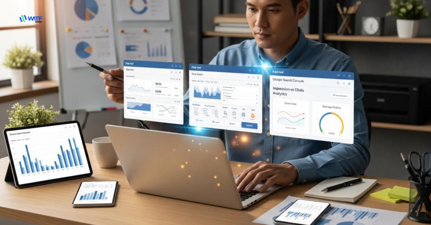 Các loại công cụ theo dõi thứ hạng: miễn phí, trả phí và vai trò Google Search Console
