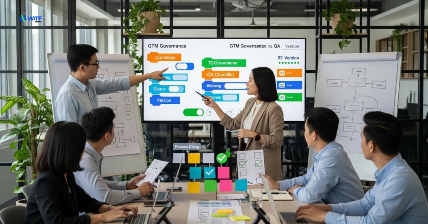 Quản trị gtm: phân quyền, phiên bản, qa checklist và lộ trình áp dụng cho marketing manager