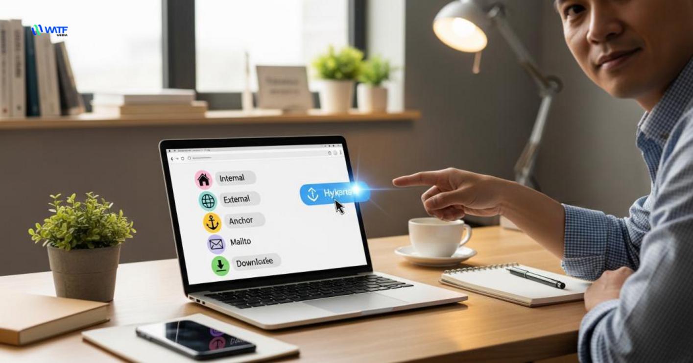 Hyperlink là phần hiển thị (văn bản, ảnh, nút) để người dùng nhấp mở một URL Hyperlink là phần hiển thị (văn bản, ảnh, nút) để người dùng nhấp mở một URL
