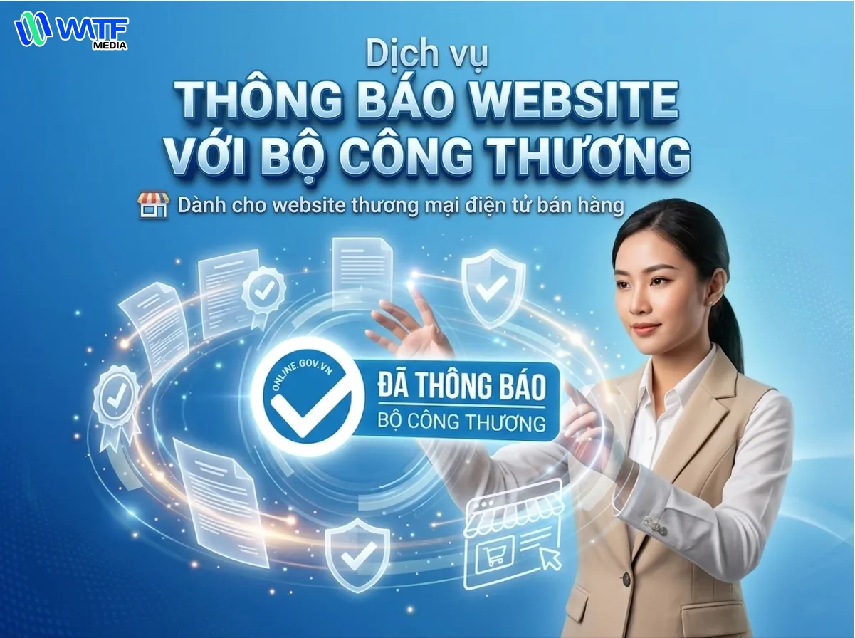 Thông báo website là thủ tục dành cho website bán hàng trực tiếp của doanh nghiệp theo quy định hiện hành