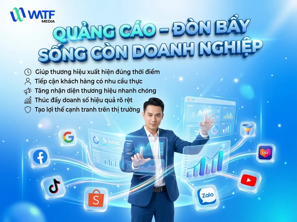 Quảng cáo giúp thương hiệu xuất hiện đúng lúc khách hàng đang tìm kiếm giải pháp