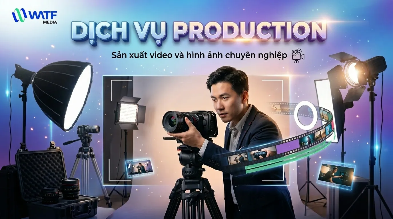Production là quy trình sản xuất hình ảnh, video truyền tải giá trị thương hiệu Production là quy trình sản xuất hình ảnh, video truyền tải giá trị thương hiệu
