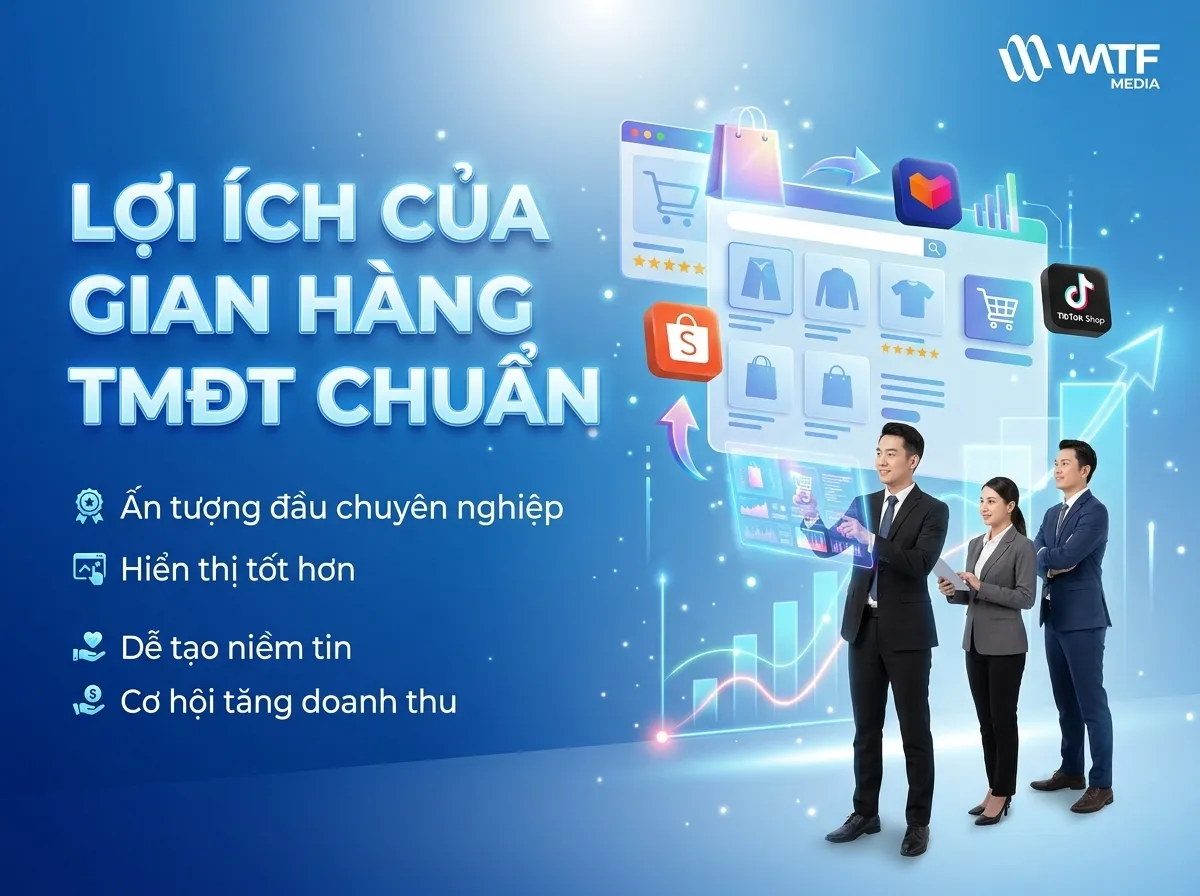 Xây dựng gian hàng bài bản giúp thương hiệu tạo niềm tin và tăng doanh thu
