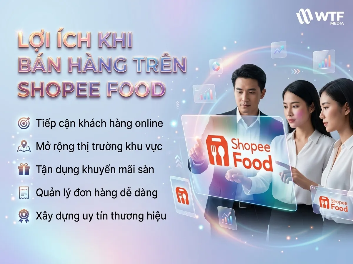 ShopeeFood giúp quán mở rộng khách hàng online, tăng doanh thu và tối ưu vận hành nhờ công cụ bán hàng hiệu quả