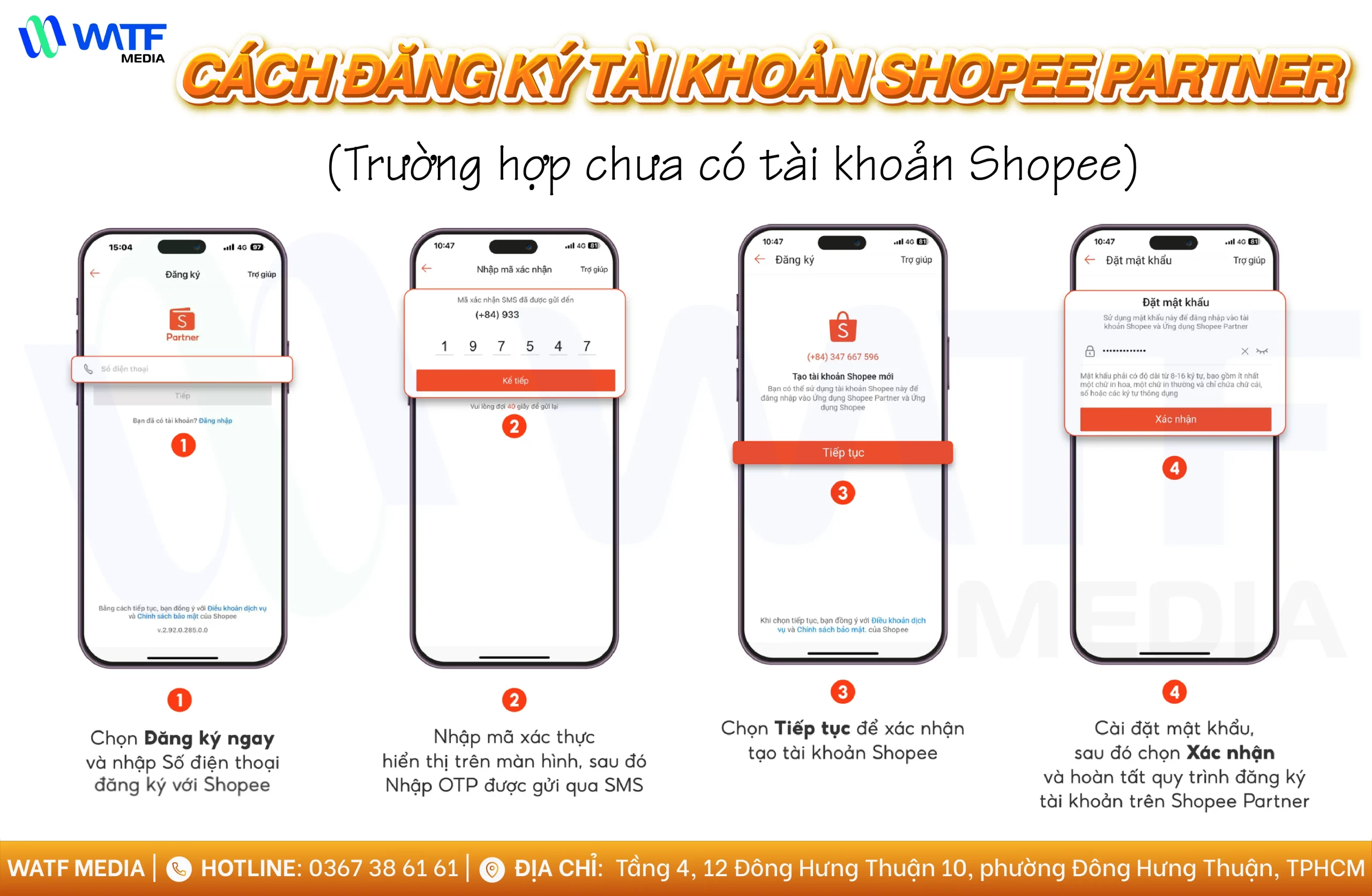 Cách đăng ký tài khoản Shopee Partner nếu chưa có tài khoản Shopee