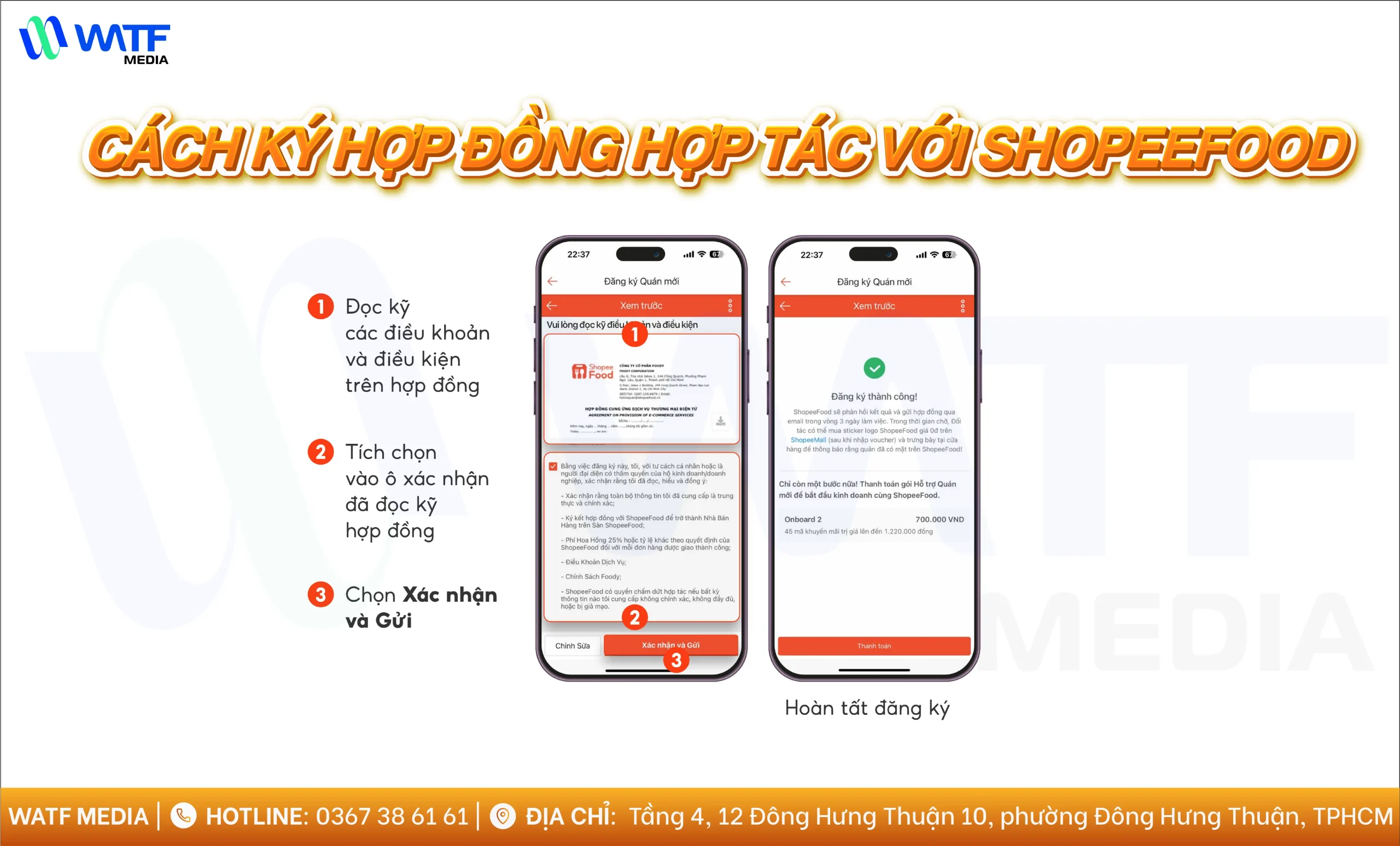 Việc ký hợp đồng trực tuyến giúp đơn giản hóa quy trình, đảm bảo minh bạch và tiết kiệm thời gian cho chủ quán khi đăng ký