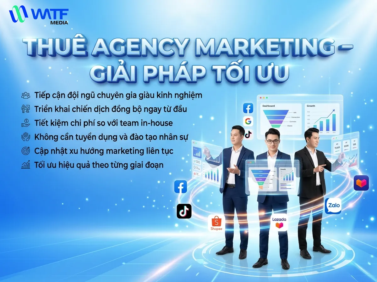Hợp tác Agency giúp doanh nghiệp tăng hiệu quả Marketing mà không cần xây dựng đội ngũ nội bộ Hợp tác Agency giúp doanh nghiệp tăng hiệu quả Marketing mà không cần xây dựng đội ngũ nội bộ