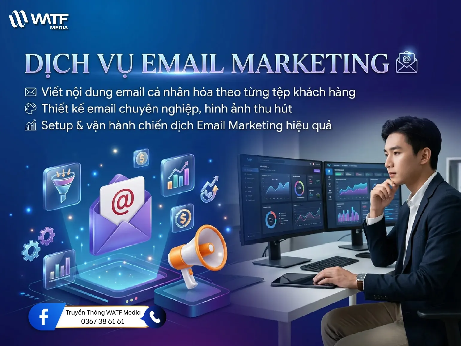 Dịch vụ Email Marketing giúp duy trì khách hàng và tăng tỷ lệ quay lại mua hàng Dịch vụ Email Marketing giúp duy trì khách hàng và tăng tỷ lệ quay lại mua hàng