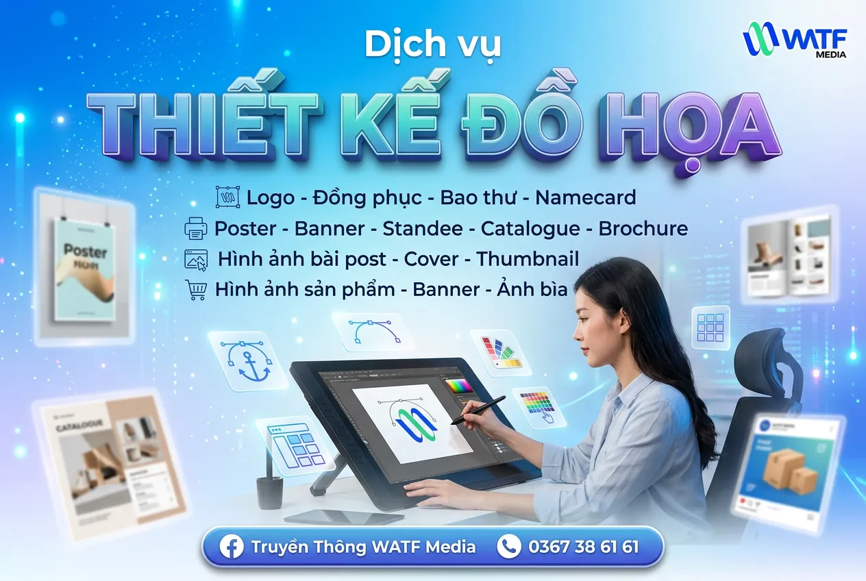 Dịch vụ Thiết kế đồ họa giúp thương hiệu tạo hình ảnh chuyên nghiệp và đồng nhất trên mọi nền tảng Dịch vụ Thiết kế đồ họa giúp thương hiệu tạo hình ảnh chuyên nghiệp và đồng nhất trên mọi nền tảng