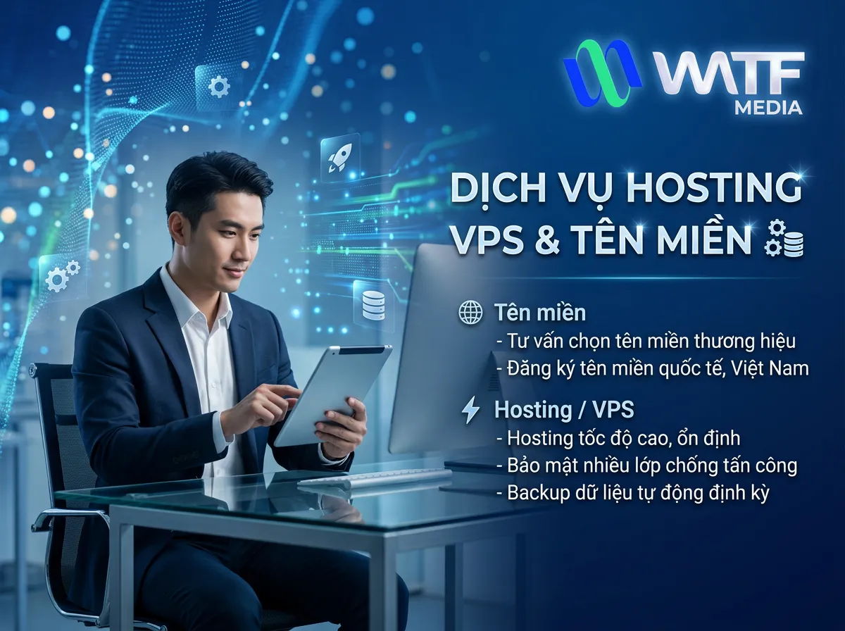 Dịch vụ Hosting và domain giúp website vận hành ổn định, nhanh và bảo mật Dịch vụ Hosting và domain giúp website vận hành ổn định, nhanh và bảo mật