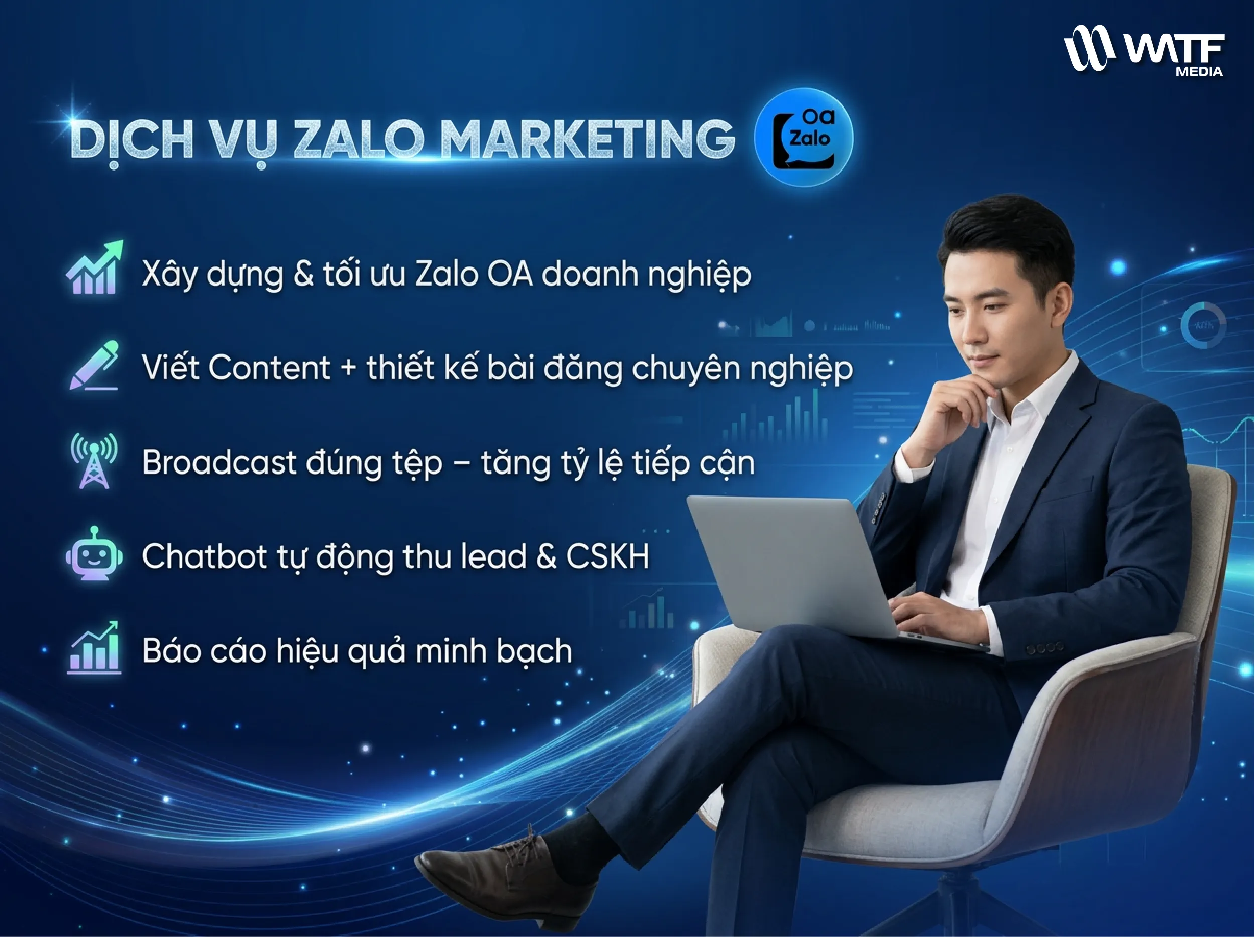Dịch vụ Zalo Marketing giúp tiếp cận khách hàng nhanh và tăng tỷ lệ chốt đơn trực tiếp Dịch vụ Zalo Marketing giúp tiếp cận khách hàng nhanh và tăng tỷ lệ chốt đơn trực tiếp