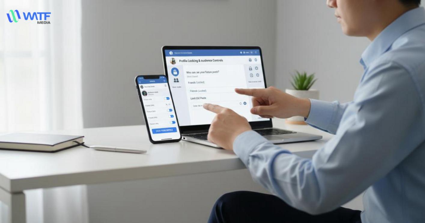 Cách khóa trang cá nhân facebook trên điện thoại và máy tính