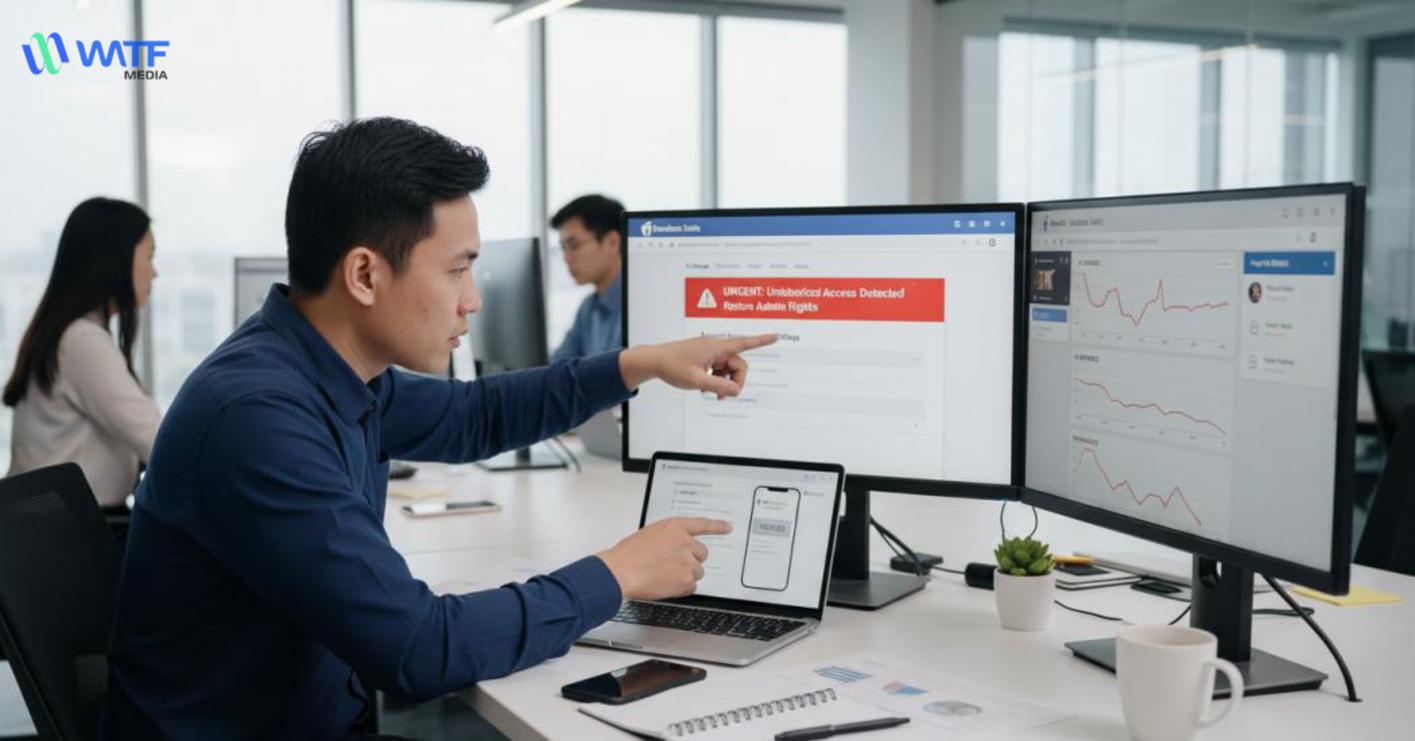 Khôi phục quyền admin fanpage và phòng tránh mất facebook lần sau