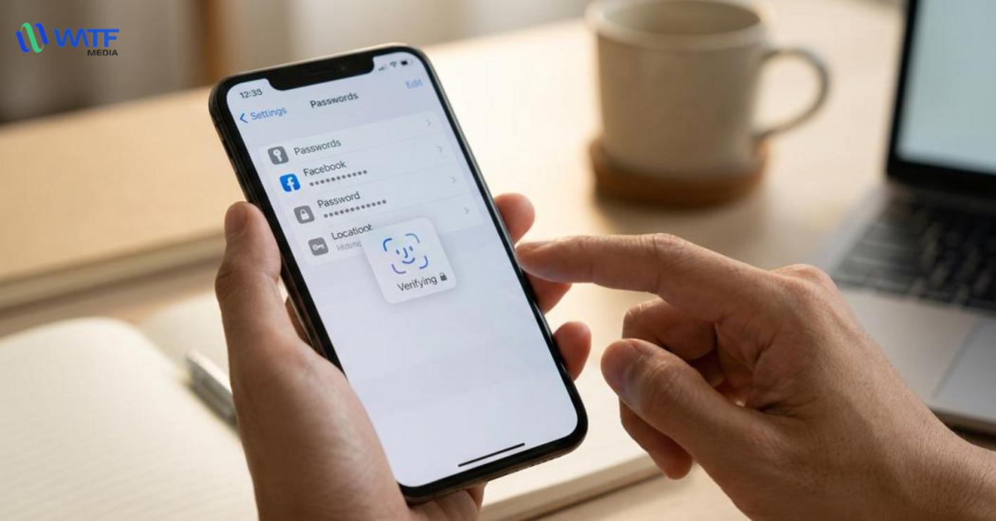 Cách xem mật khẩu facebook đã lưu trên iphone