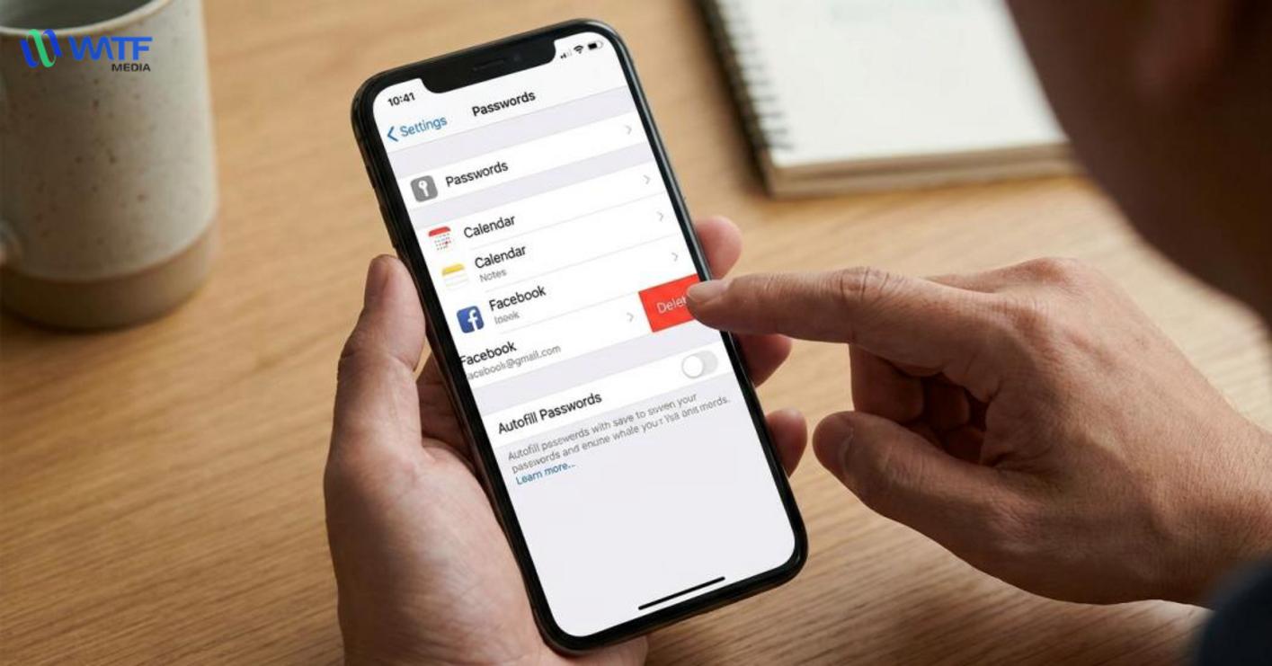 Cách xóa lưu mật khẩu facebook trên điện thoại