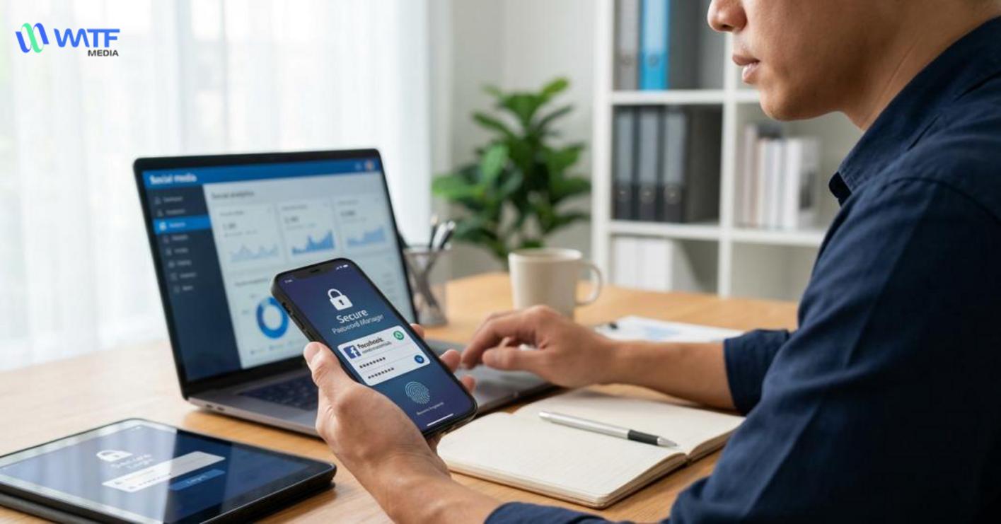 Quản lý mật khẩu facebook an toàn cho chủ shop và admin fanpage