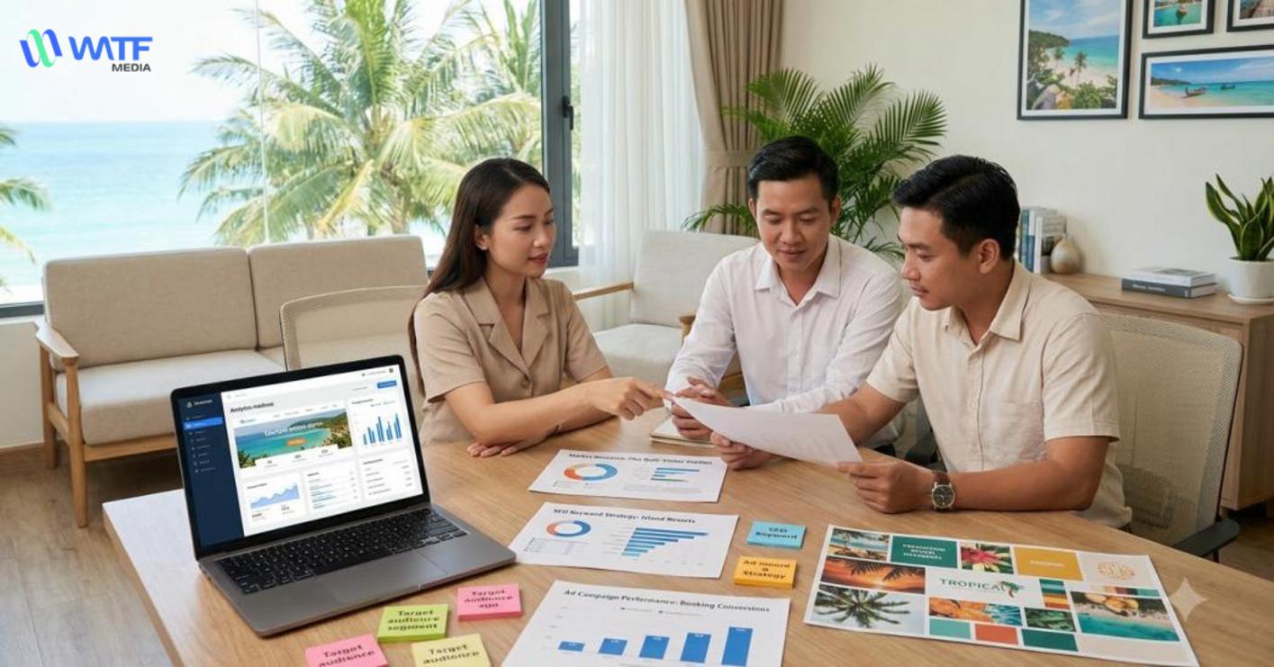 Chiến lược marketing tổng thể Phú Quốc giúp doanh nghiệp đo lường hiệu quả đầu tư và phối hợp vận hành mạch lạc.