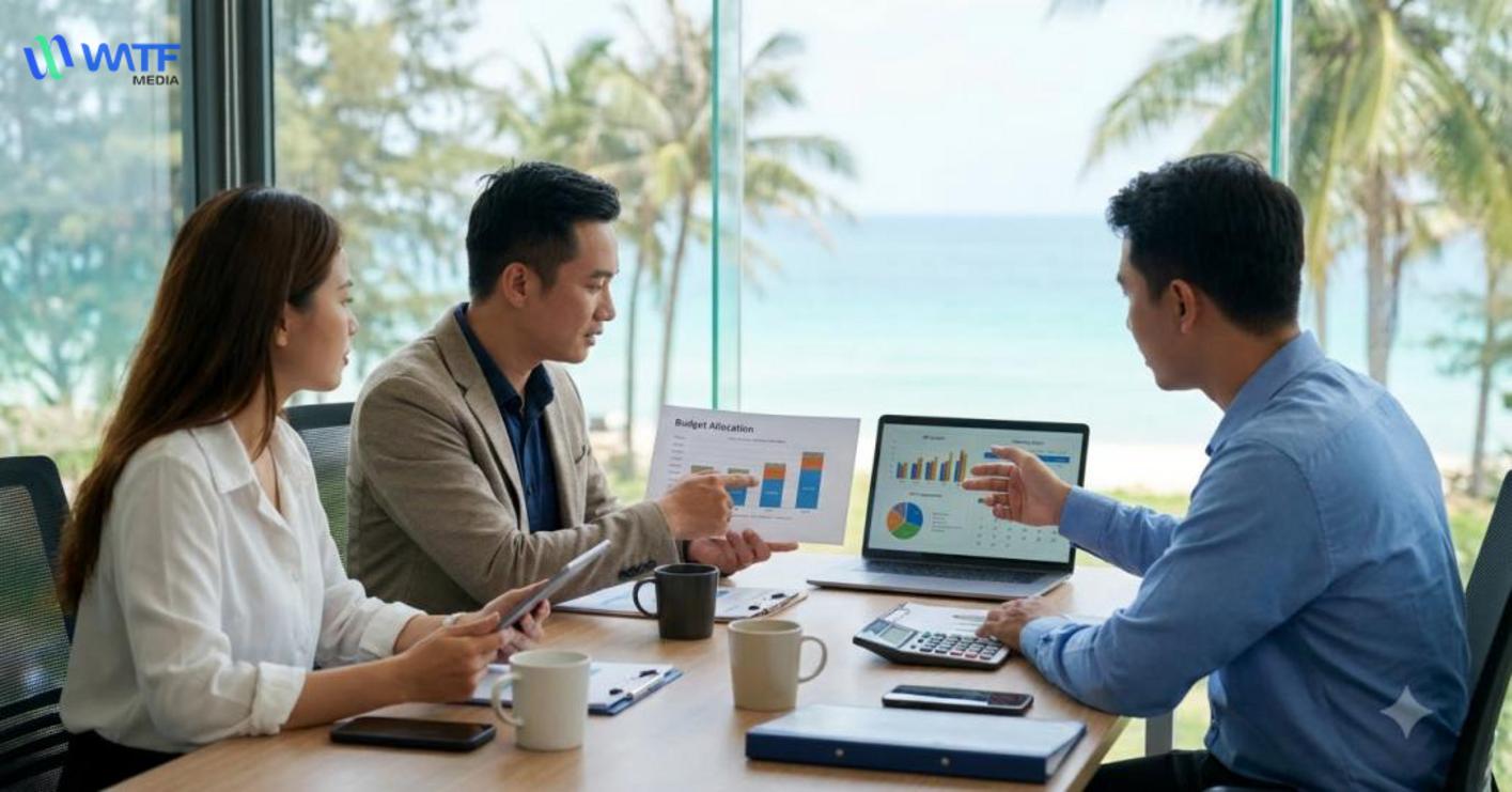 Phối hợp mục tiêu, phân bổ nguồn lực và đo lường hiệu quả giúp doanh nghiệp tối ưu ngân sách marketing. Phối hợp mục tiêu, phân bổ nguồn lực và đo lường hiệu quả giúp doanh nghiệp tối ưu ngân sách marketing.