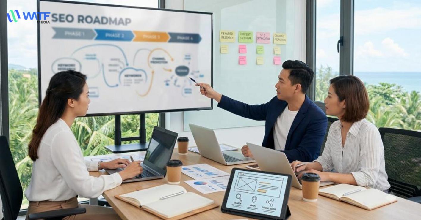 Quy trình triển khai seo khách sạn phú quốc theo từng giai đoạn